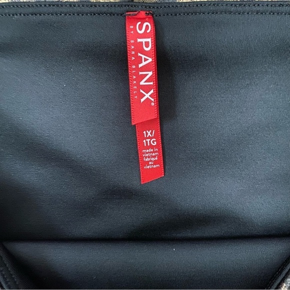 SPANX Faux Leather Leopard Shine Leggings 1X Shapewear Animal Print Mobwife NWT - Picture 9 of 11